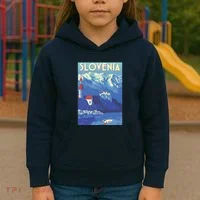 Slovenia Poster Kids Hoodie thumb 3