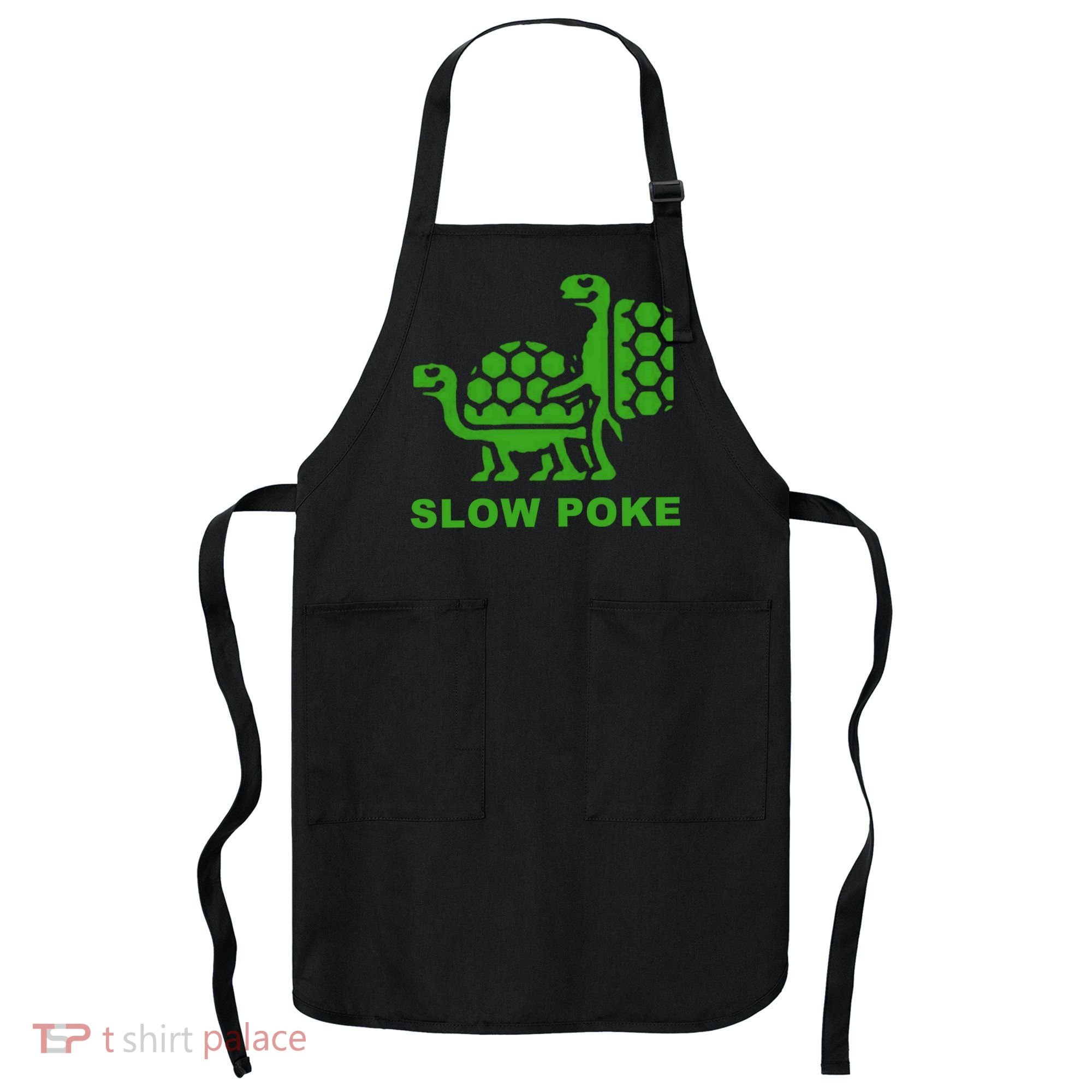 Slow Poke Funny Turtle Apron