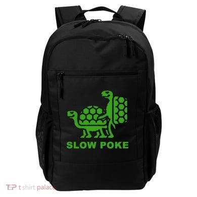 Slow Poke Funny Turtle Backpack