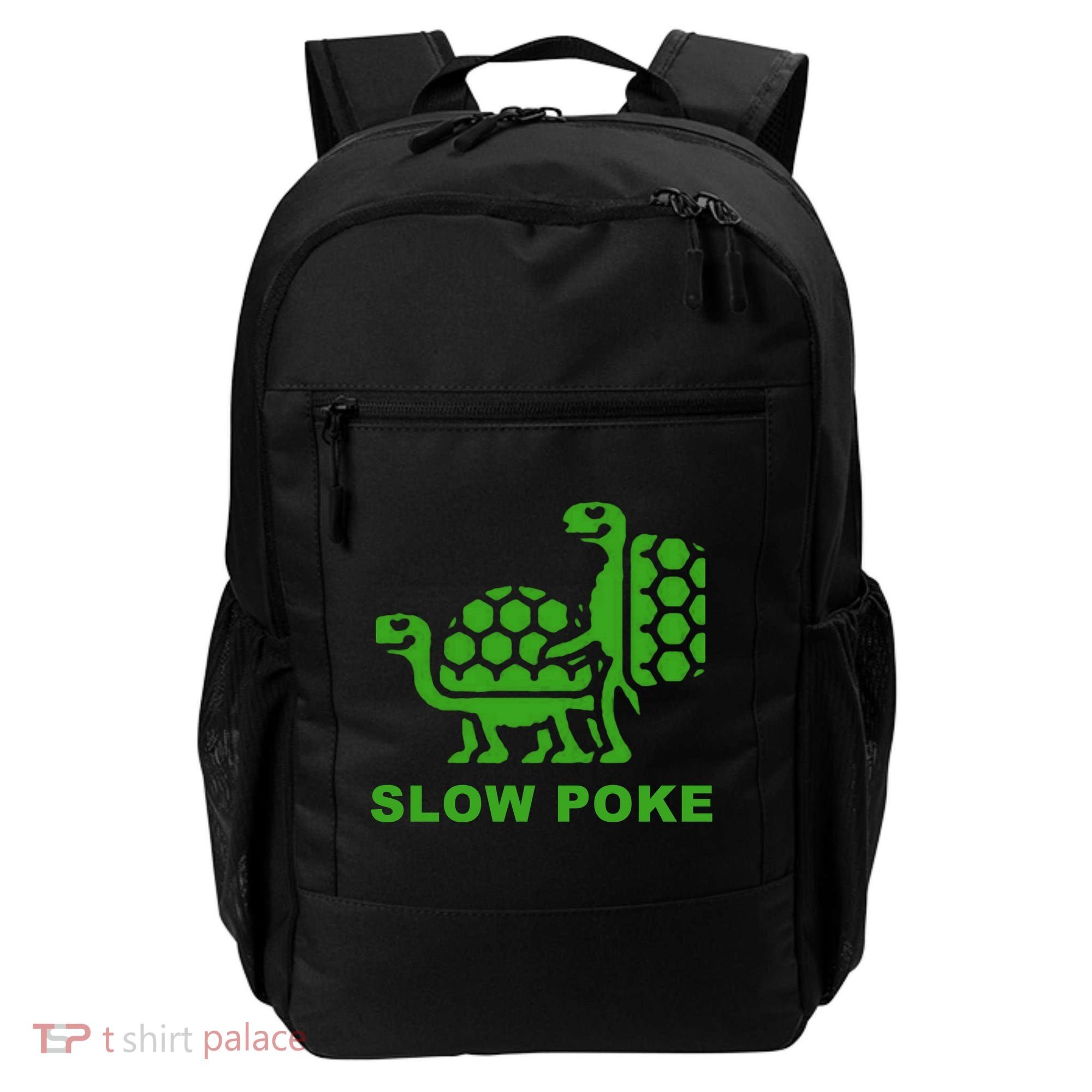 Slow Poke Funny Turtle Backpack