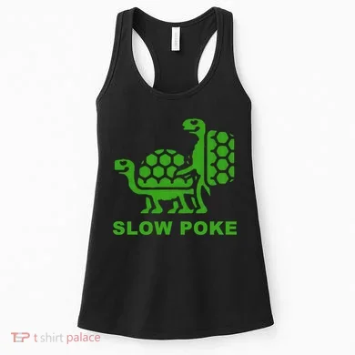 Slow Poke Funny Turtle Women's Tank Top
