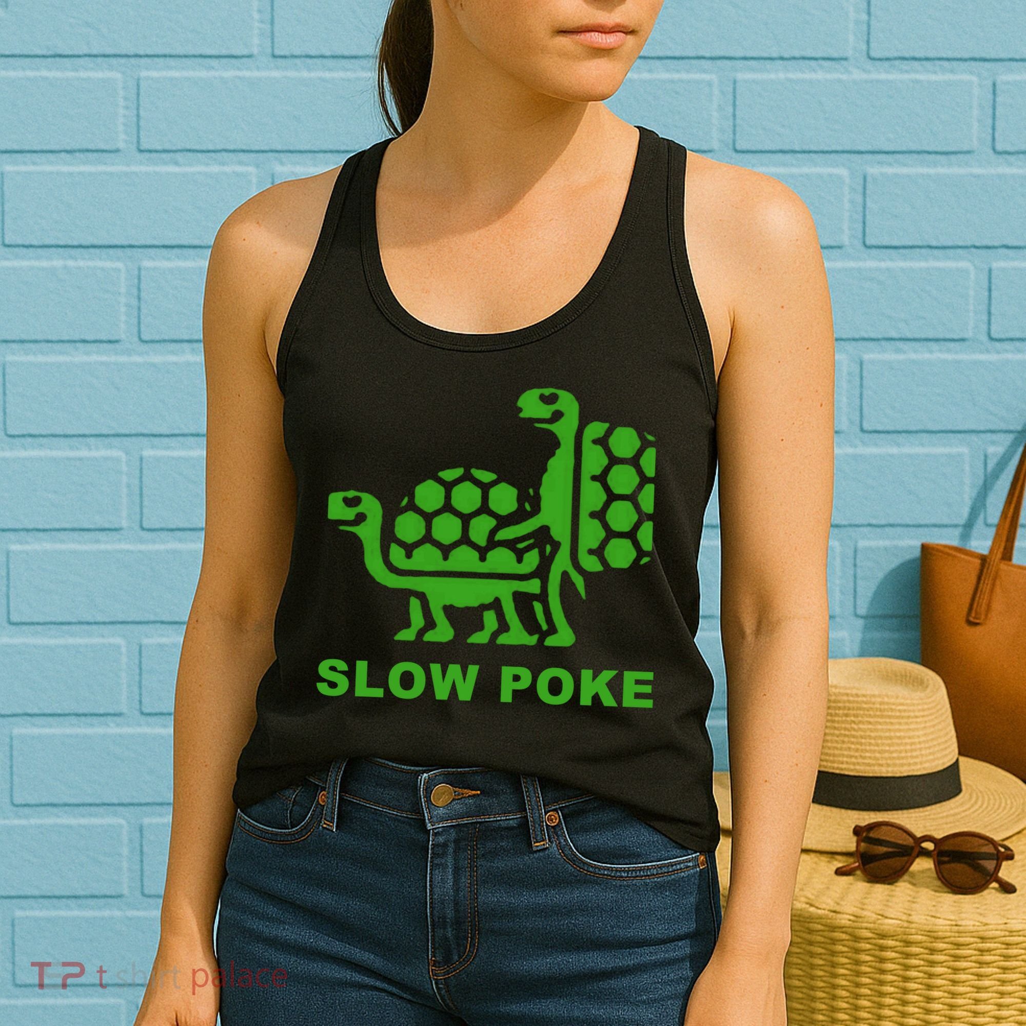 Slow Poke Funny Turtle Women's Tank Top