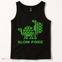 Slow Poke Funny Turtle Tank Top thumb 2