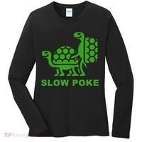 Slow Poke Funny Turtle Women's Long Sleeve Shirt thumb 0