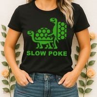 Slow Poke Funny Turtle Women's T-Shirt thumb 2