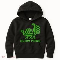 Slow Poke Funny Turtle Kids Hoodie thumb 0