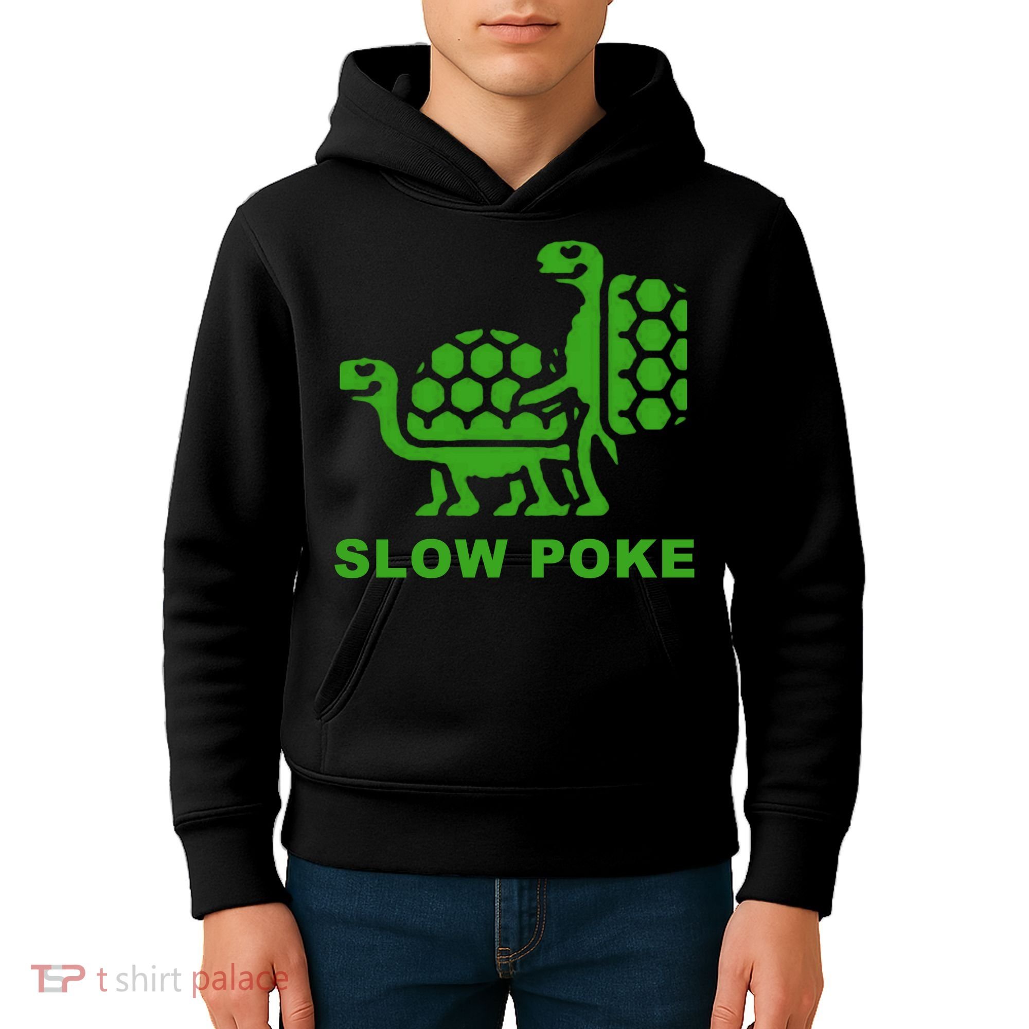 Slow Poke Funny Turtle Kids Hoodie