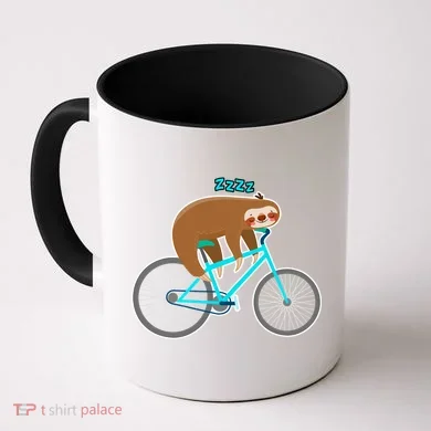 Slow Rider Funny Sloth Coffee Mug