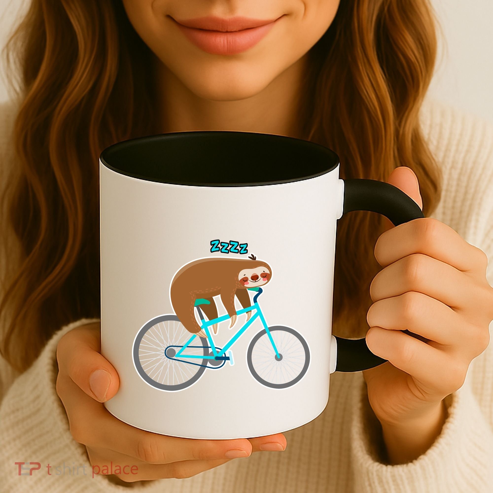 Slow Rider Funny Sloth Coffee Mug