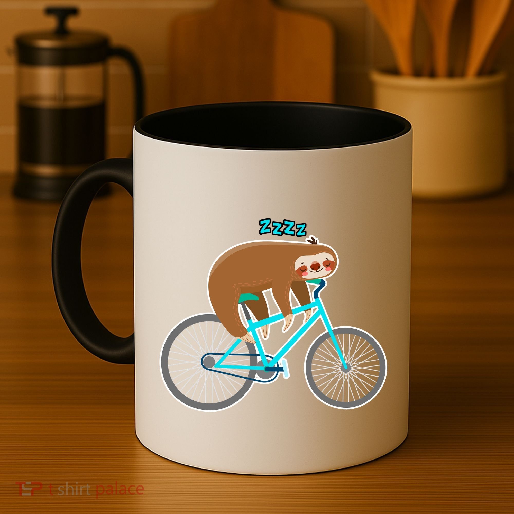 Slow Rider Funny Sloth Coffee Mug