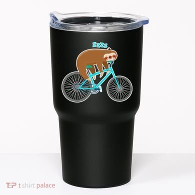 Slow Rider Funny Sloth Tumbler