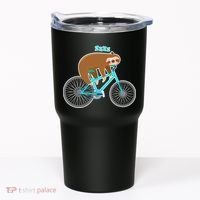 Slow Rider Funny Sloth Tumbler thumb 0