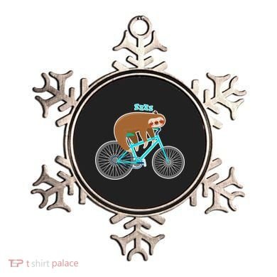 Slow Rider Funny Sloth Ornament