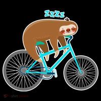Slow Rider Funny Sloth Ornament thumb 1