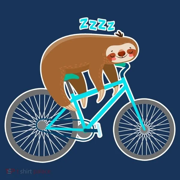 Slow Rider Funny Sloth Doggie Tank