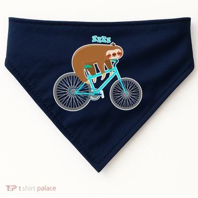 Slow Rider Funny Sloth USA-Made Doggie Bandana