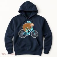 Slow Rider Funny Sloth Hoodie thumb 0