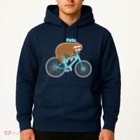 Slow Rider Funny Sloth Hoodie thumb 2