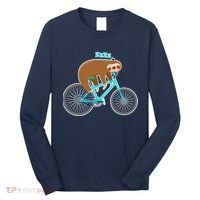 Slow Rider Funny Sloth Long Sleeve Shirt thumb 0