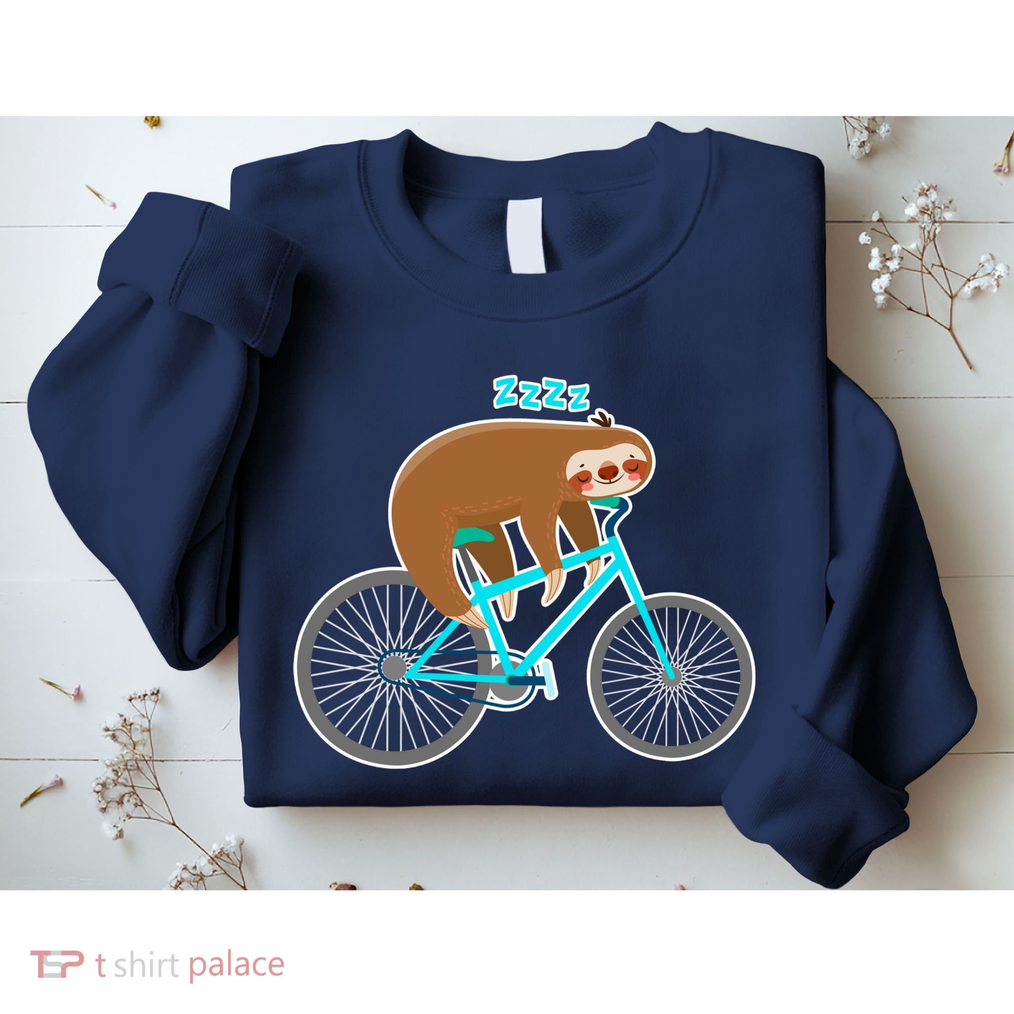 Slow Rider Funny Sloth Sweatshirt
