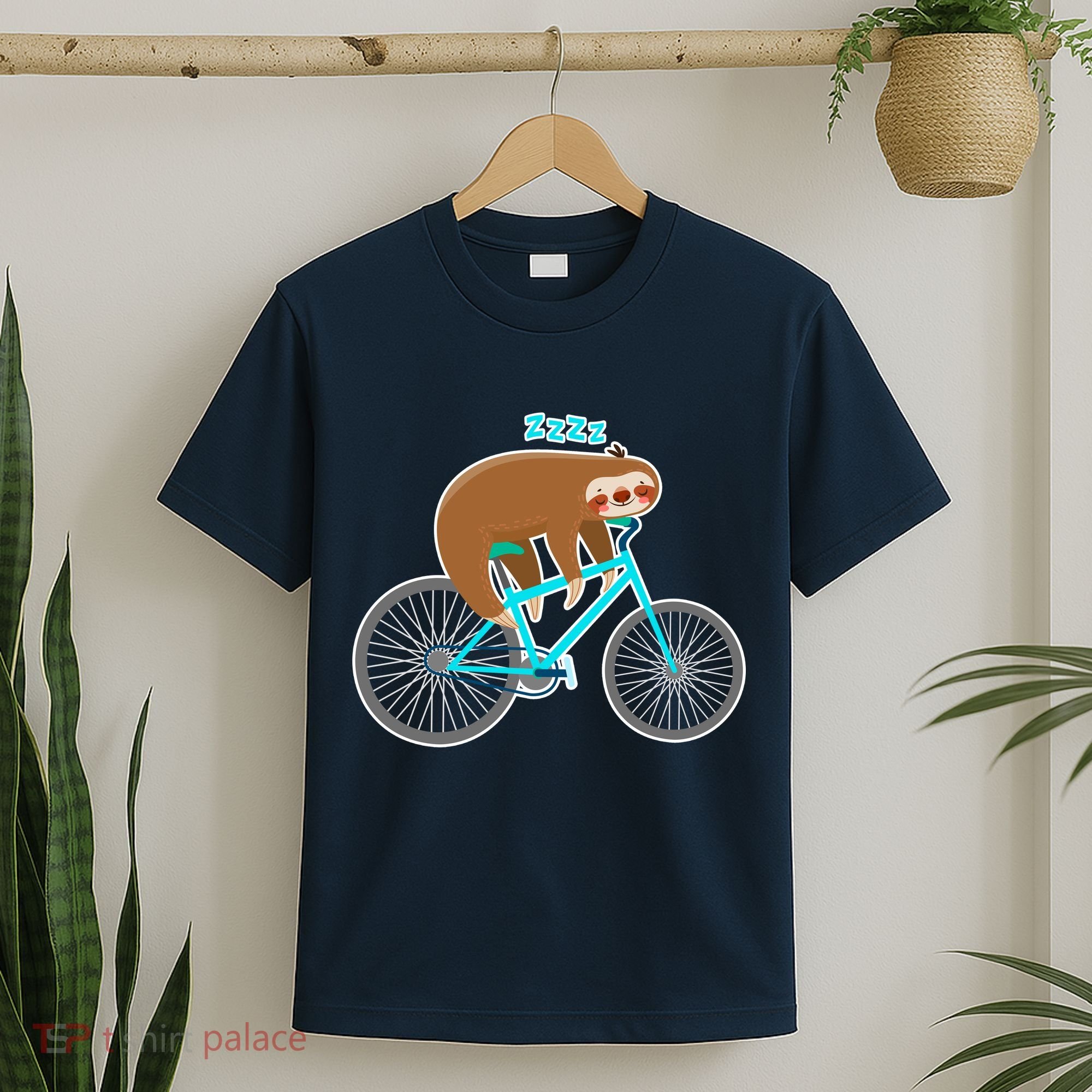 Slow Rider Funny Sloth T-Shirt
