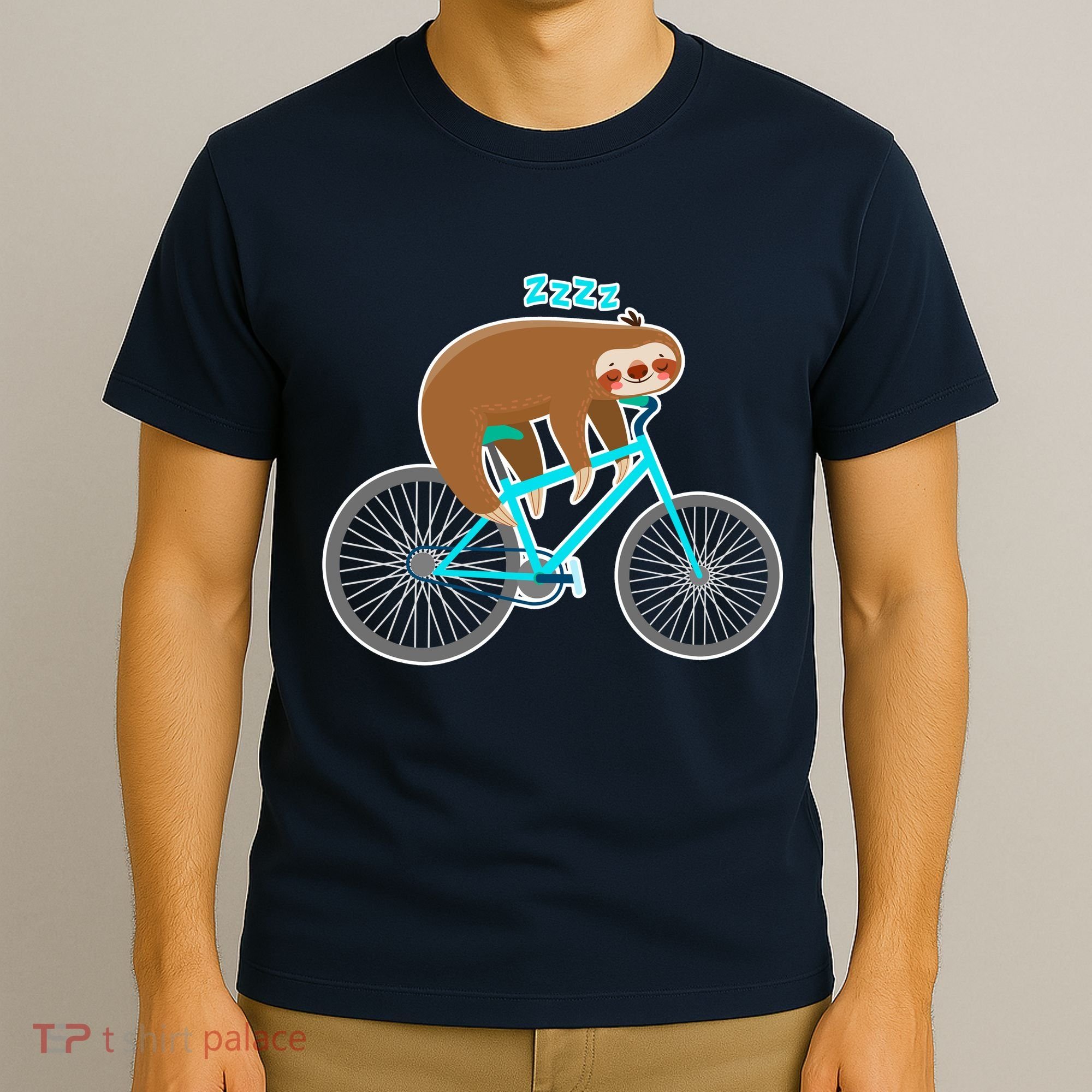 Slow Rider Funny Sloth T-Shirt