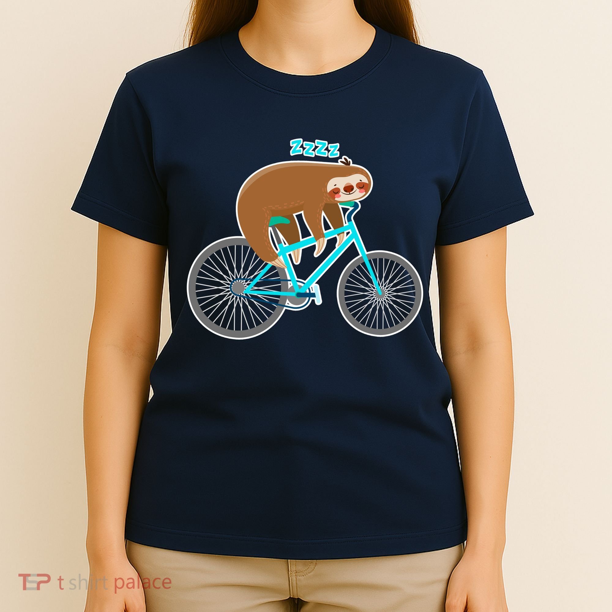 Slow Rider Funny Sloth T-Shirt