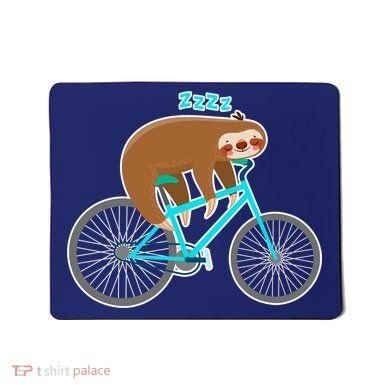 Slow Rider Funny Sloth Mousepad
