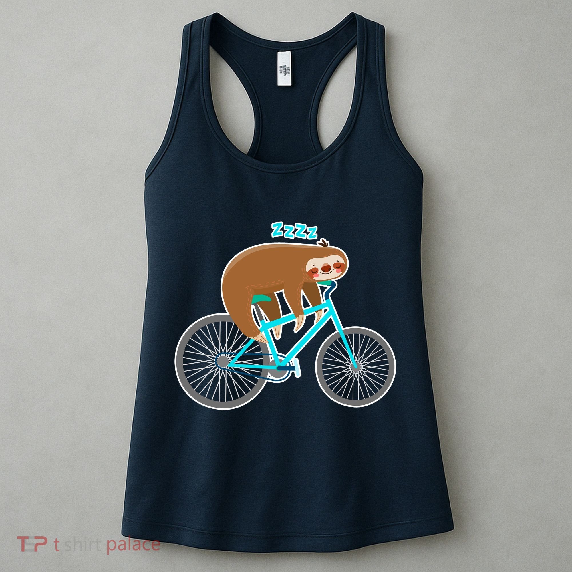 Slow Rider Funny Sloth Women's Tank Top