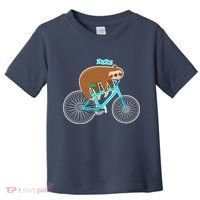 Slow Rider Funny Sloth Toddler T-Shirt thumb 0