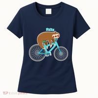 Slow Rider Funny Sloth Women's T-Shirt thumb 0