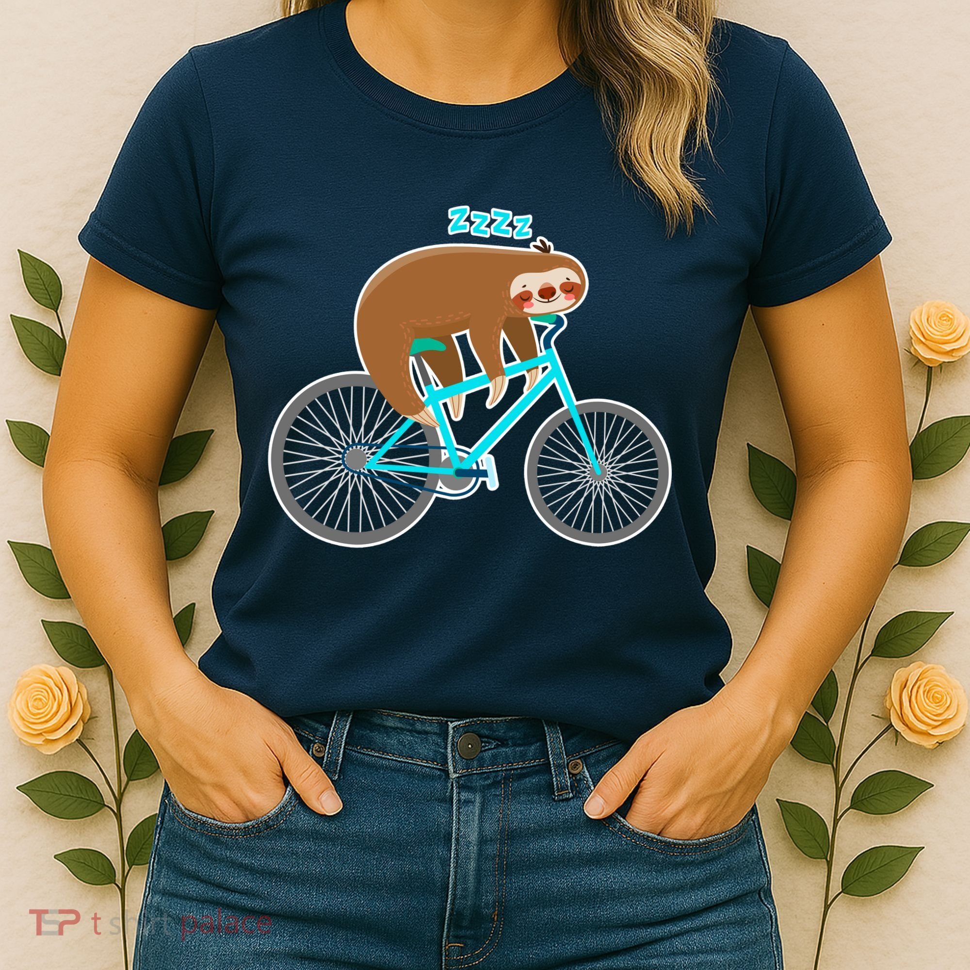 Slow Rider Funny Sloth Women's T-Shirt
