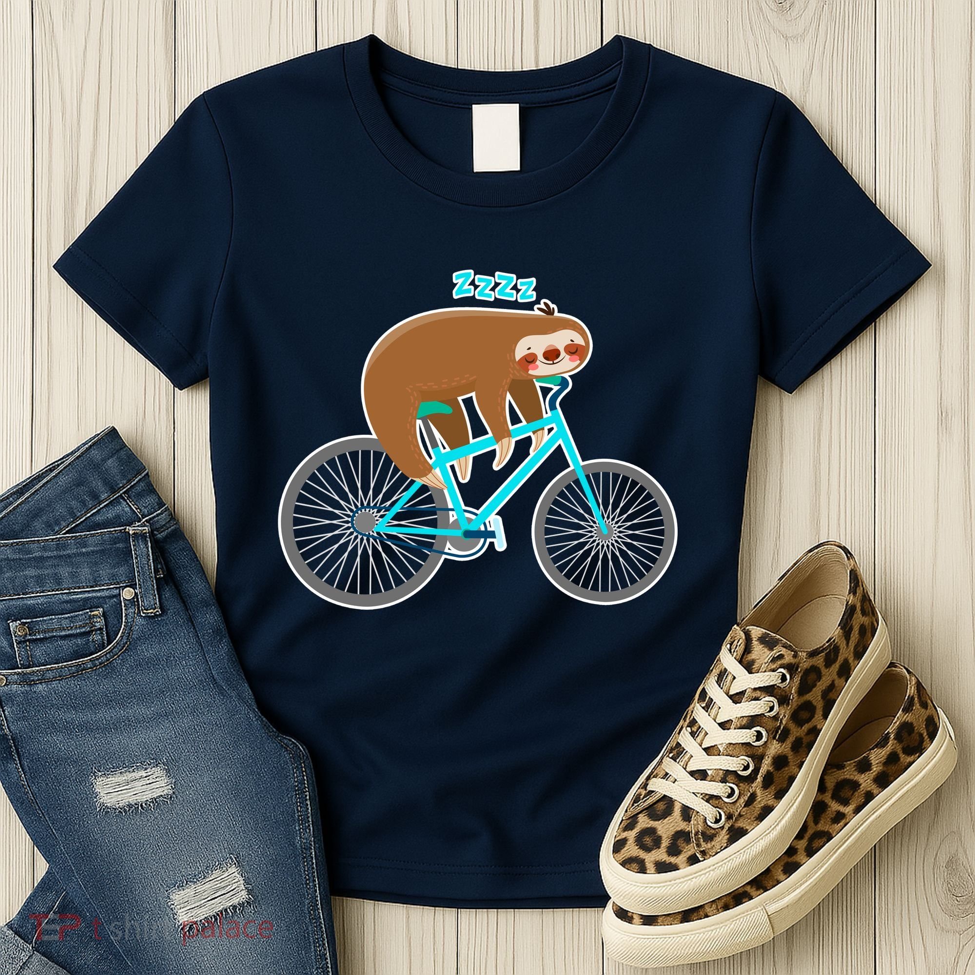 Slow Rider Funny Sloth Women's T-Shirt