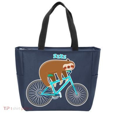 Slow Rider Funny Sloth Tote Bag