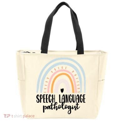 Speech Language Pathologist Speech Therapy Slp Gift Boho Great Gift Tote Bag