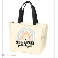 Speech Language Pathologist Speech Therapy Slp Gift Boho Great Gift Tote Bag thumb 3