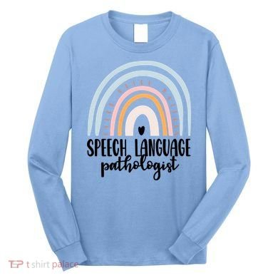 Speech Language Pathologist Speech Therapy Slp Gift Boho Great Gift Long Sleeve Shirt