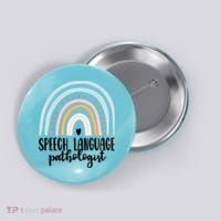 Speech Language Pathologist Speech Therapy Slp Gift Boho Great Gift Button thumb 0