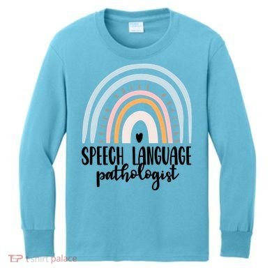 Speech Language Pathologist Speech Therapy Slp Gift Boho Great Gift Kids Long Sleeve Shirt