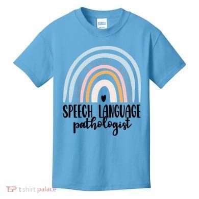 Speech Language Pathologist Speech Therapy Slp Gift Boho Great Gift Kids T-Shirt