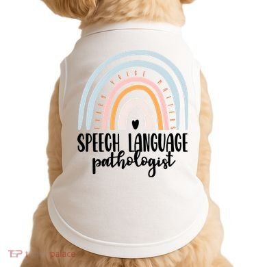 Speech Language Pathologist Speech Therapy Slp Gift Boho Great Gift Doggie Tank