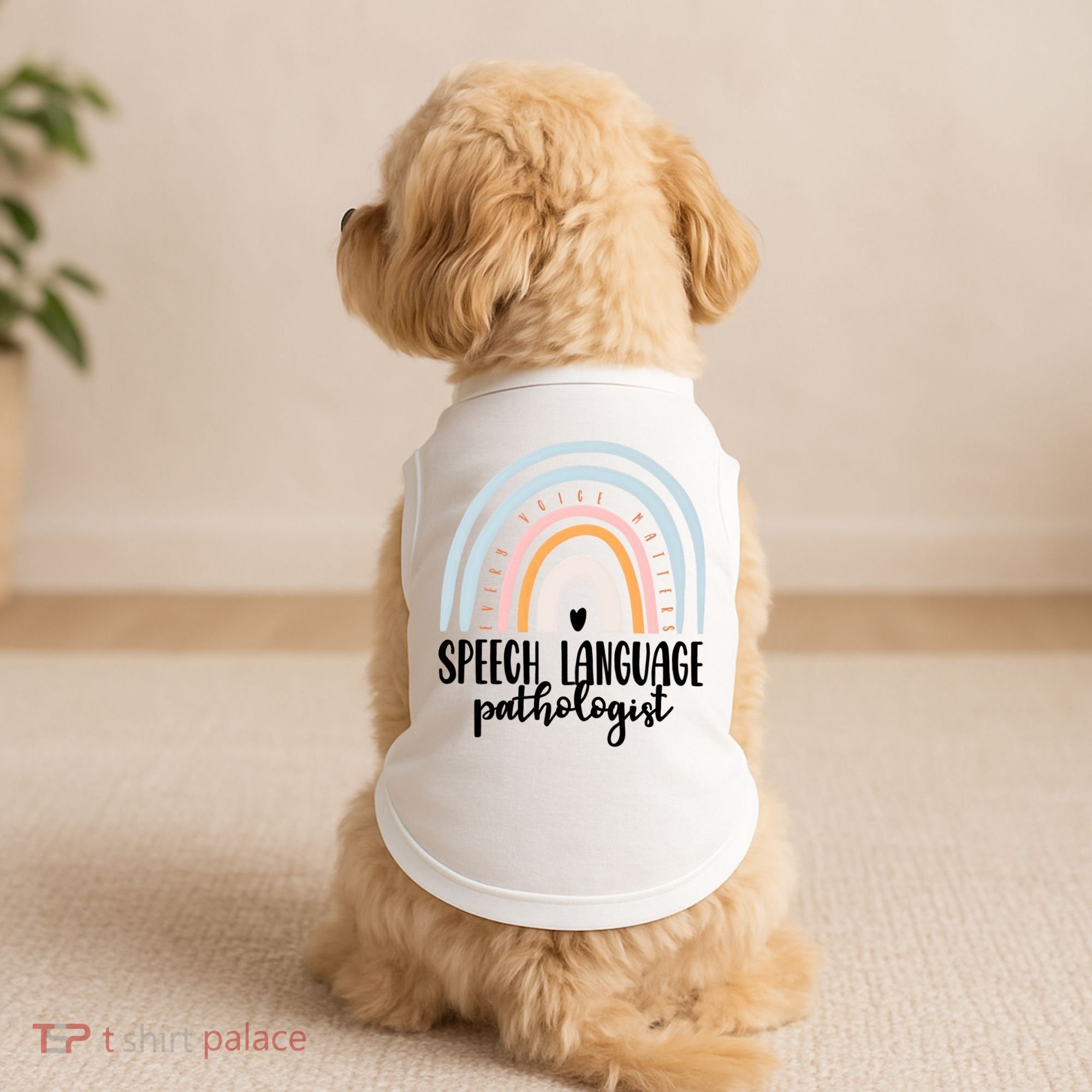Speech Language Pathologist Speech Therapy Slp Gift Boho Great Gift Doggie Tank