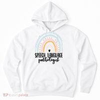 Speech Language Pathologist Speech Therapy Slp Gift Boho Great Gift Hoodie thumb 0