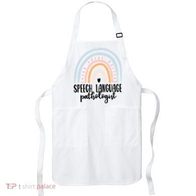 Speech Language Pathologist Speech Therapy Slp Gift Boho Great Gift Apron