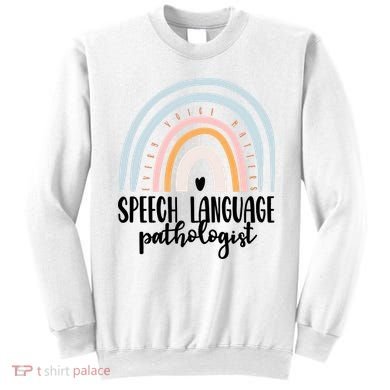 Speech Language Pathologist Speech Therapy Slp Gift Boho Great Gift Sweatshirt