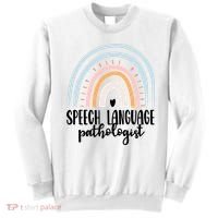 Speech Language Pathologist Speech Therapy Slp Gift Boho Great Gift Sweatshirt thumb 0