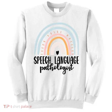 Speech Language Pathologist Speech Therapy Slp Gift Boho Great Gift Sweatshirt