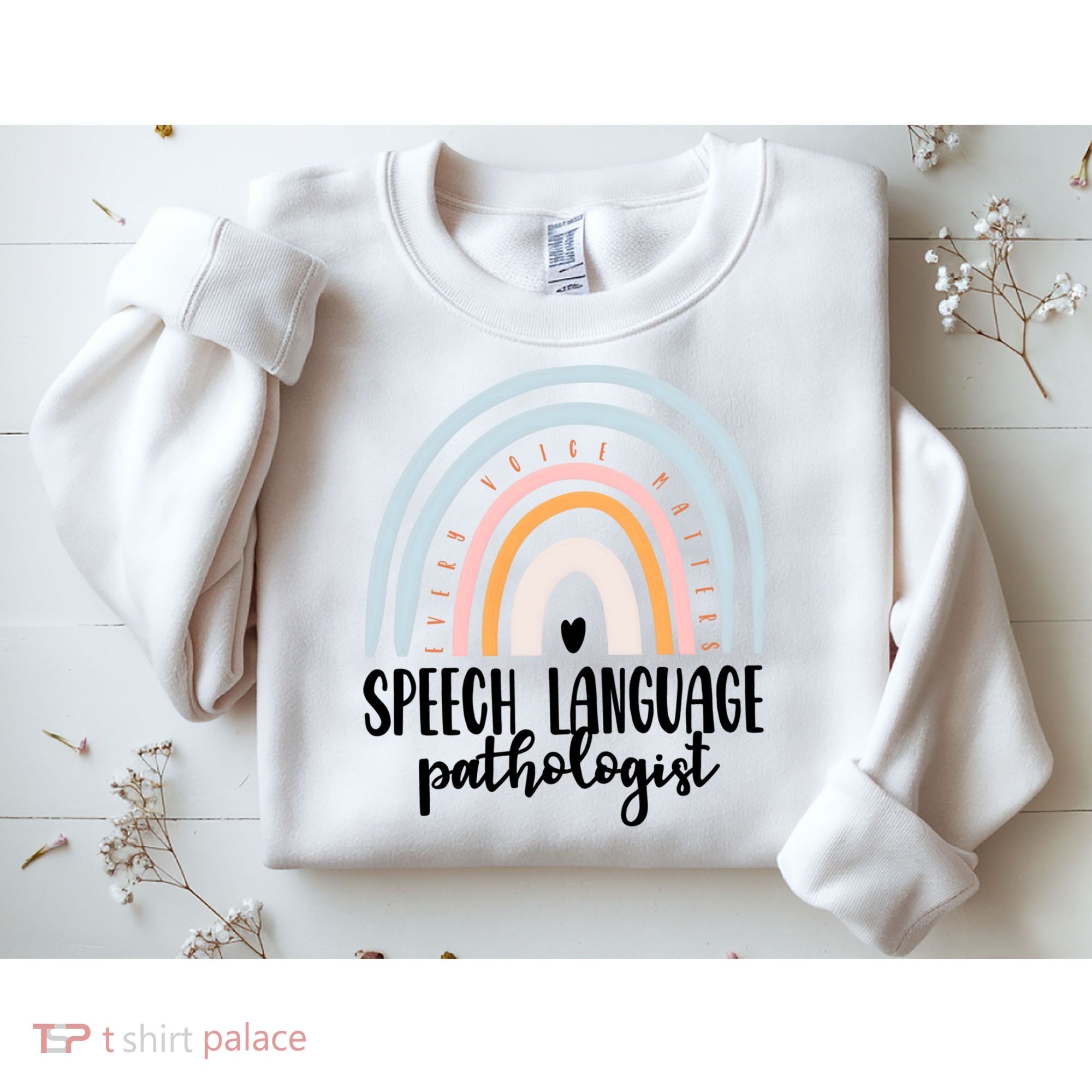 Speech Language Pathologist Speech Therapy Slp Gift Boho Great Gift Sweatshirt