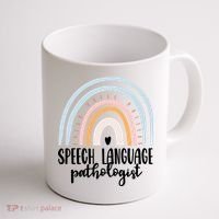 Speech Language Pathologist Speech Therapy Slp Gift Boho Great Gift Coffee Mug thumb 1