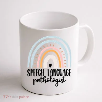 Speech Language Pathologist Speech Therapy Slp Gift Boho Great Gift Coffee Mug back